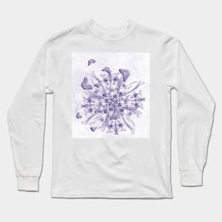 Purple bouquet and butterflies Long Sleeve T-Shirt